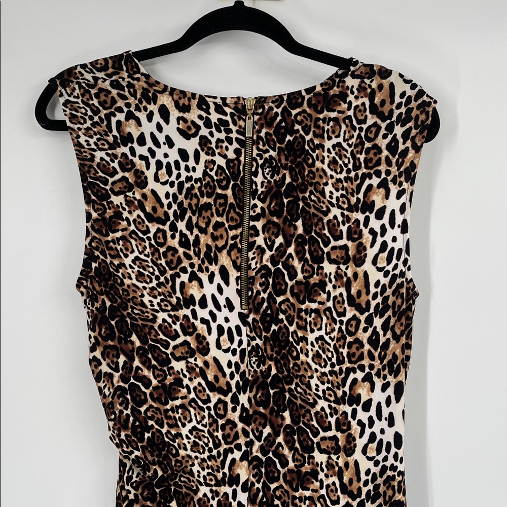 Victorias Secret Leopard Print Sleeveless Dress Size Large - Picture 8 of 8